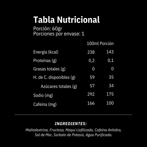 Gel Energético Maqui - Ratio 1:0,8 - Imagen 8